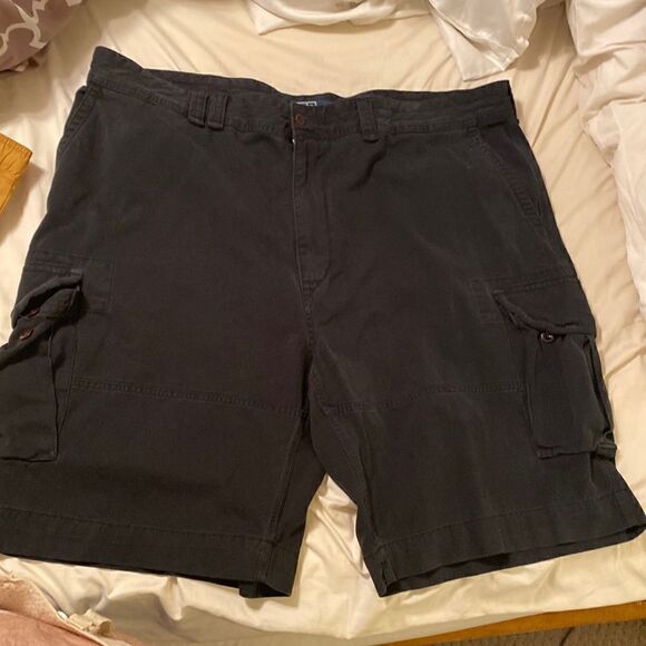 Polo Ralph Lauren Men's Shorts 48 Big Utility Cargo Like New Black - Picture 1 of 7